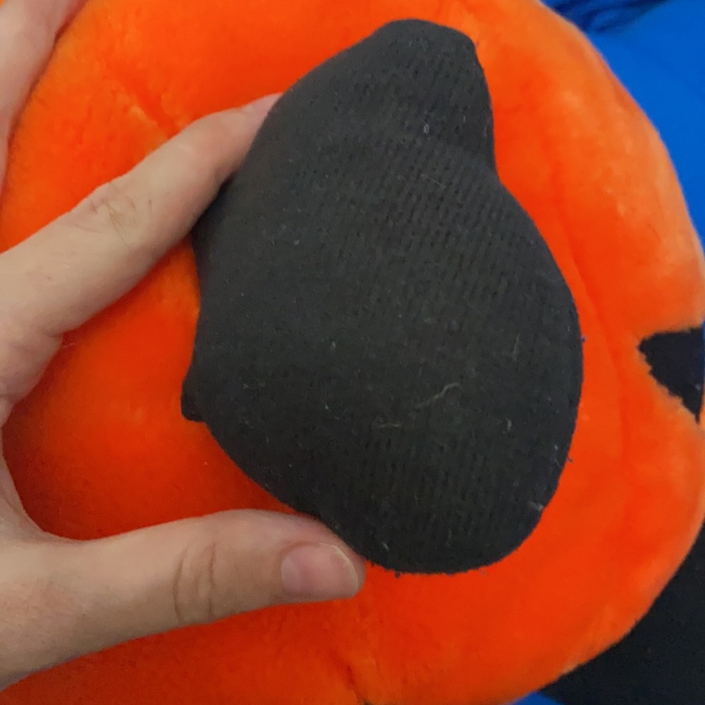 Playful Plush Halloween Pumpkin Plush NWTS 1988 Chrisha Creation Limited - Picture 9 of 15